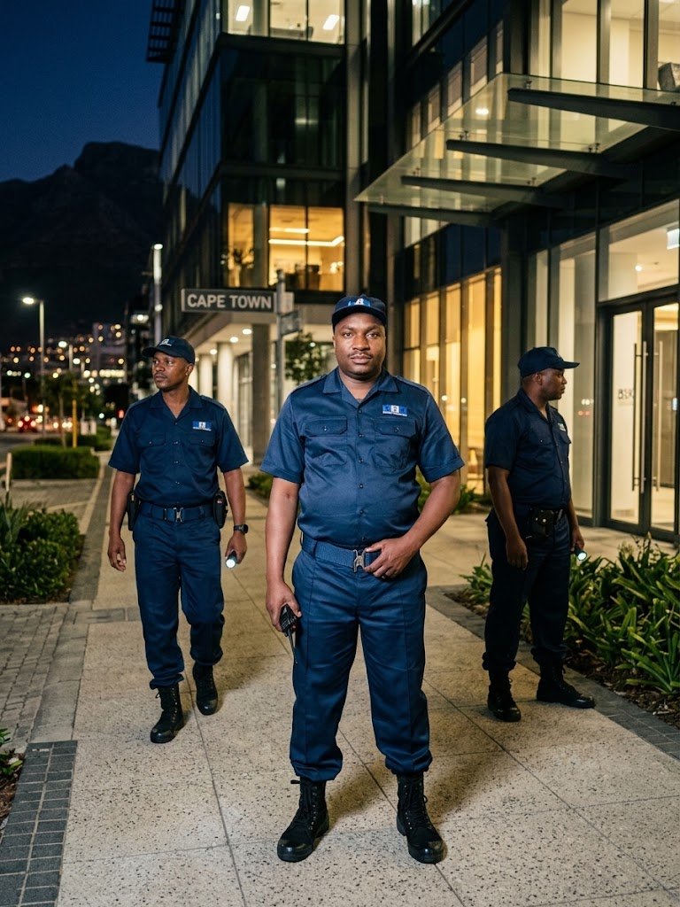 Professional BSK security officer providing security services